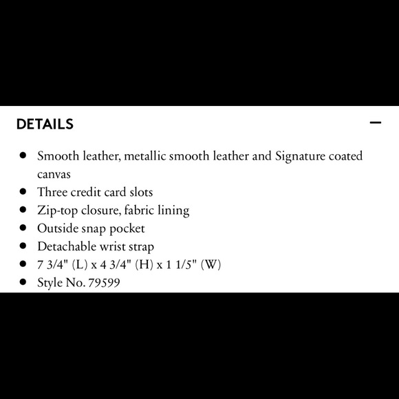 Coach colorblock large wristlet - Picture 5 of 9